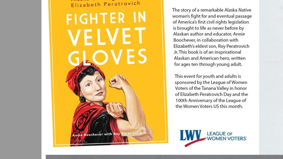 League of Women Voters features Fighter in Velvet Gloves