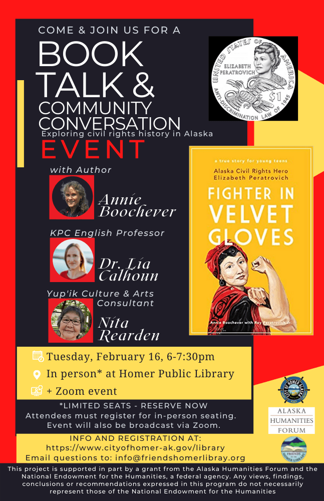 Annie Boochever HPL author presentation flyer 