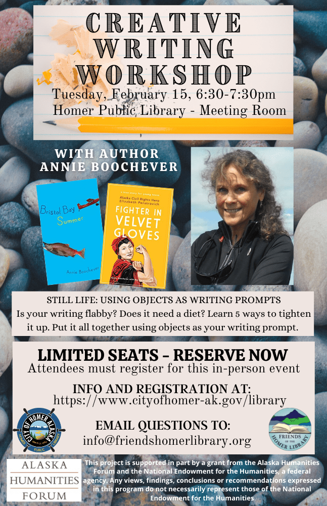 Annie Boochever creative writing workshop